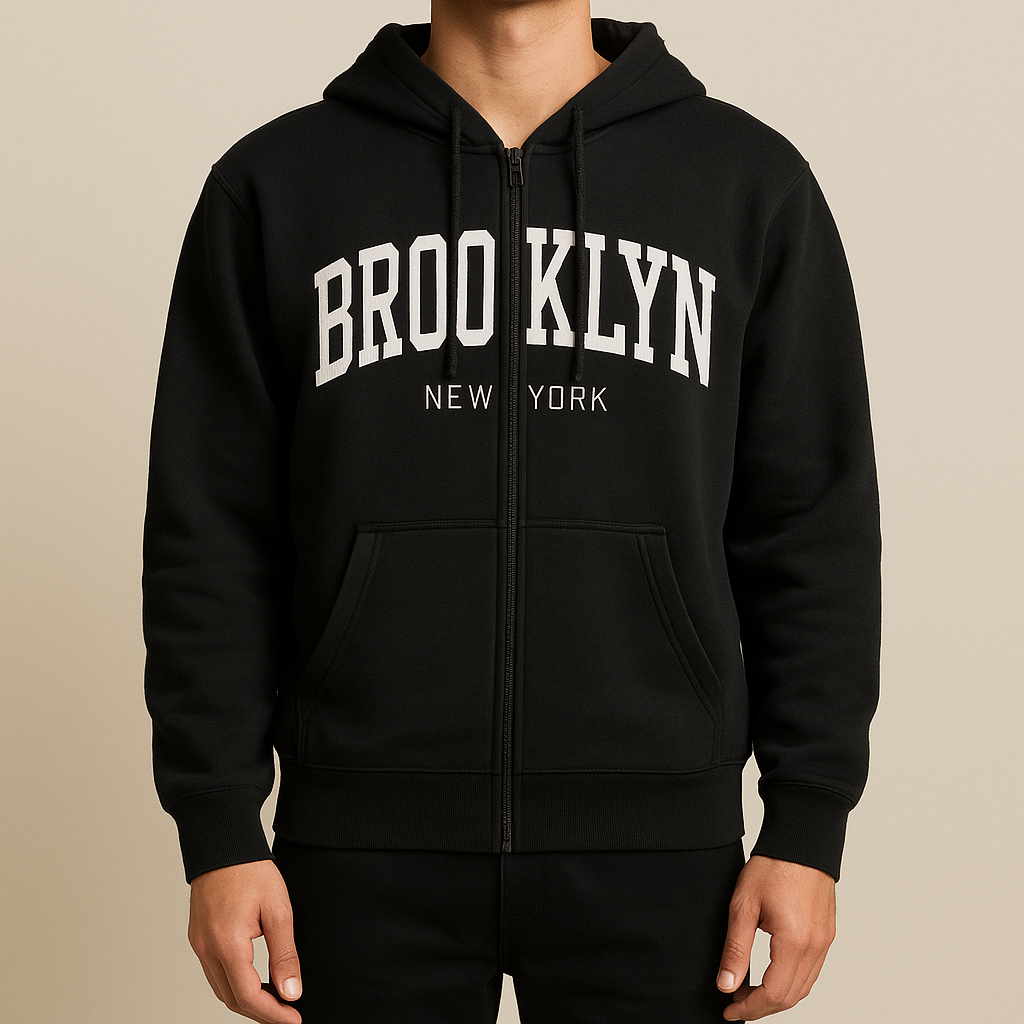 Brooklyn Heritage Zip-Up Hoodie