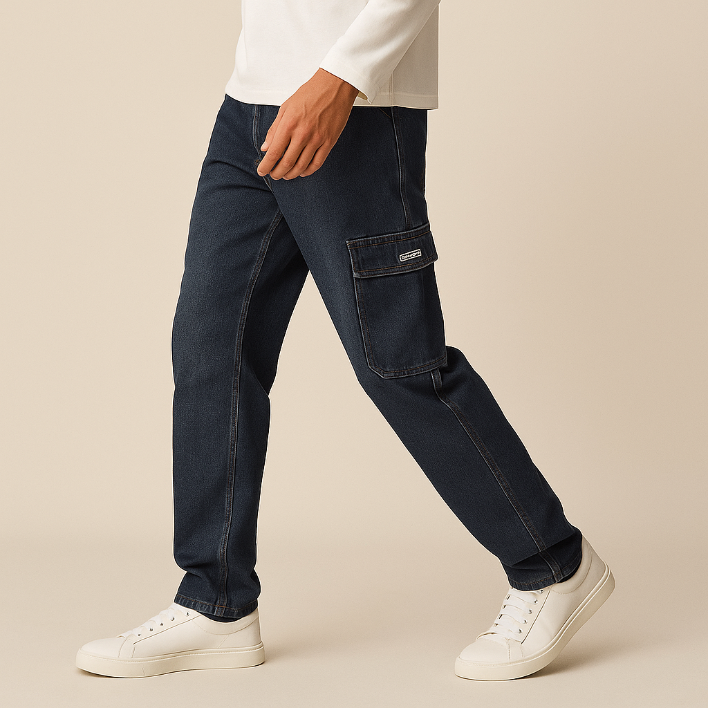 Men’s Premium Cargo Denim Jean