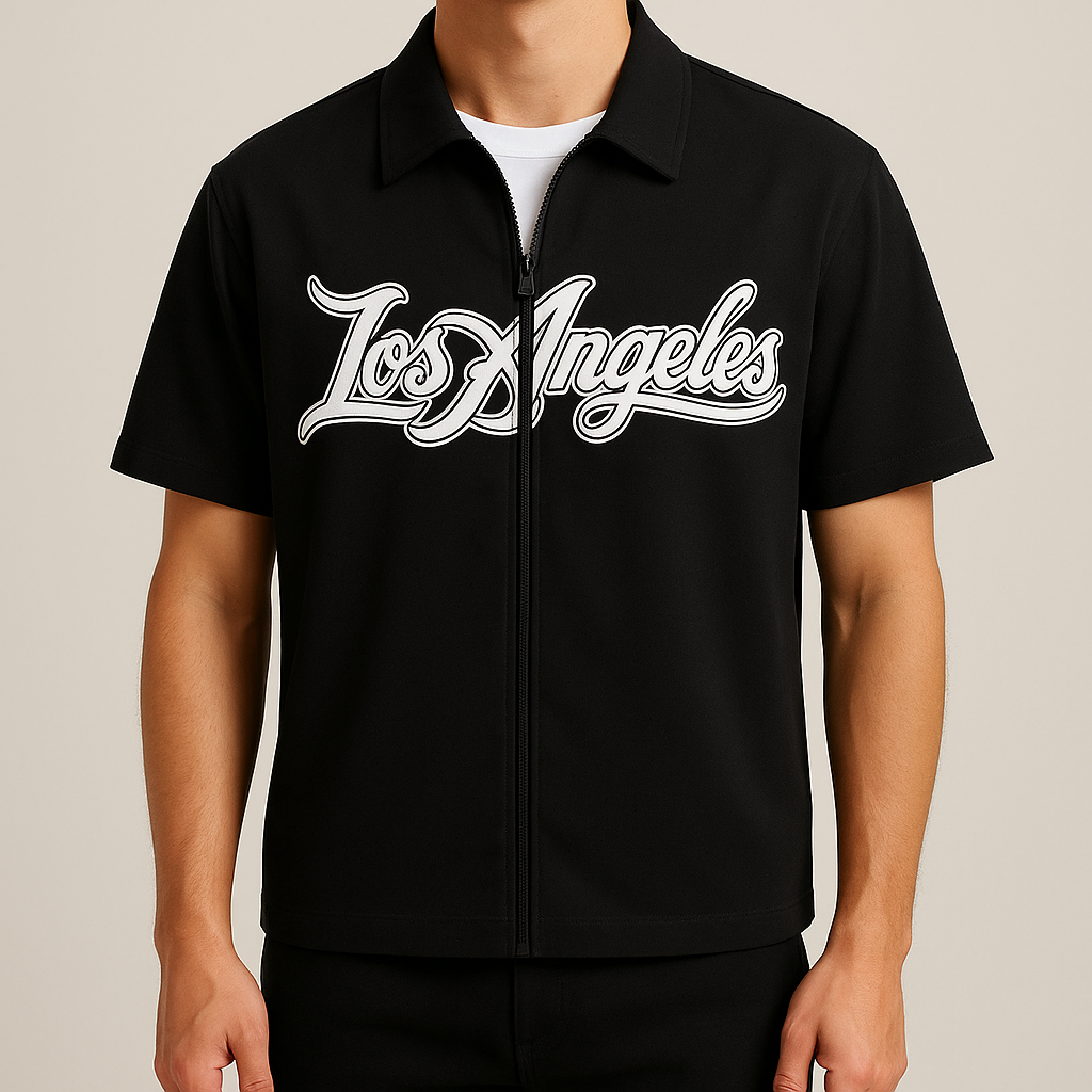 Los Angeles Zip-Up Shirt