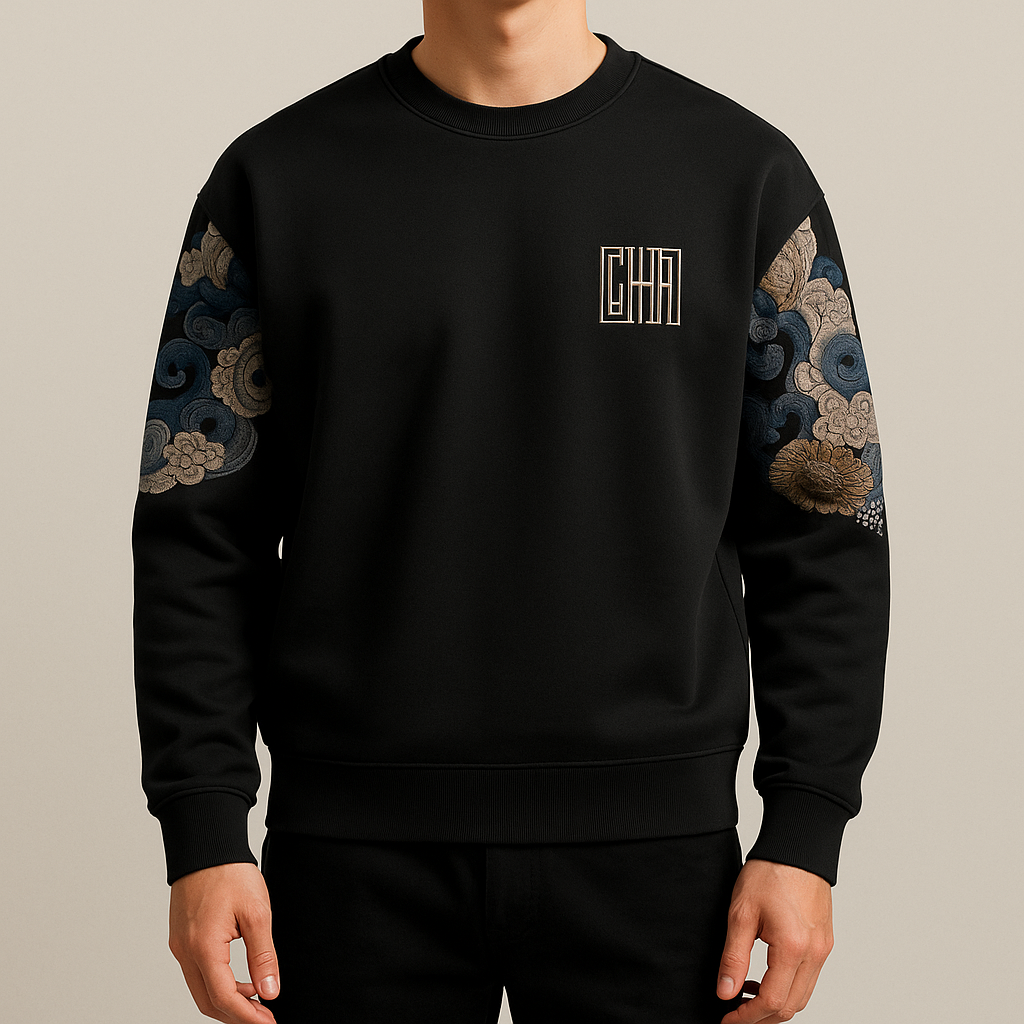 Luxury Embroidered Men’s Sweater