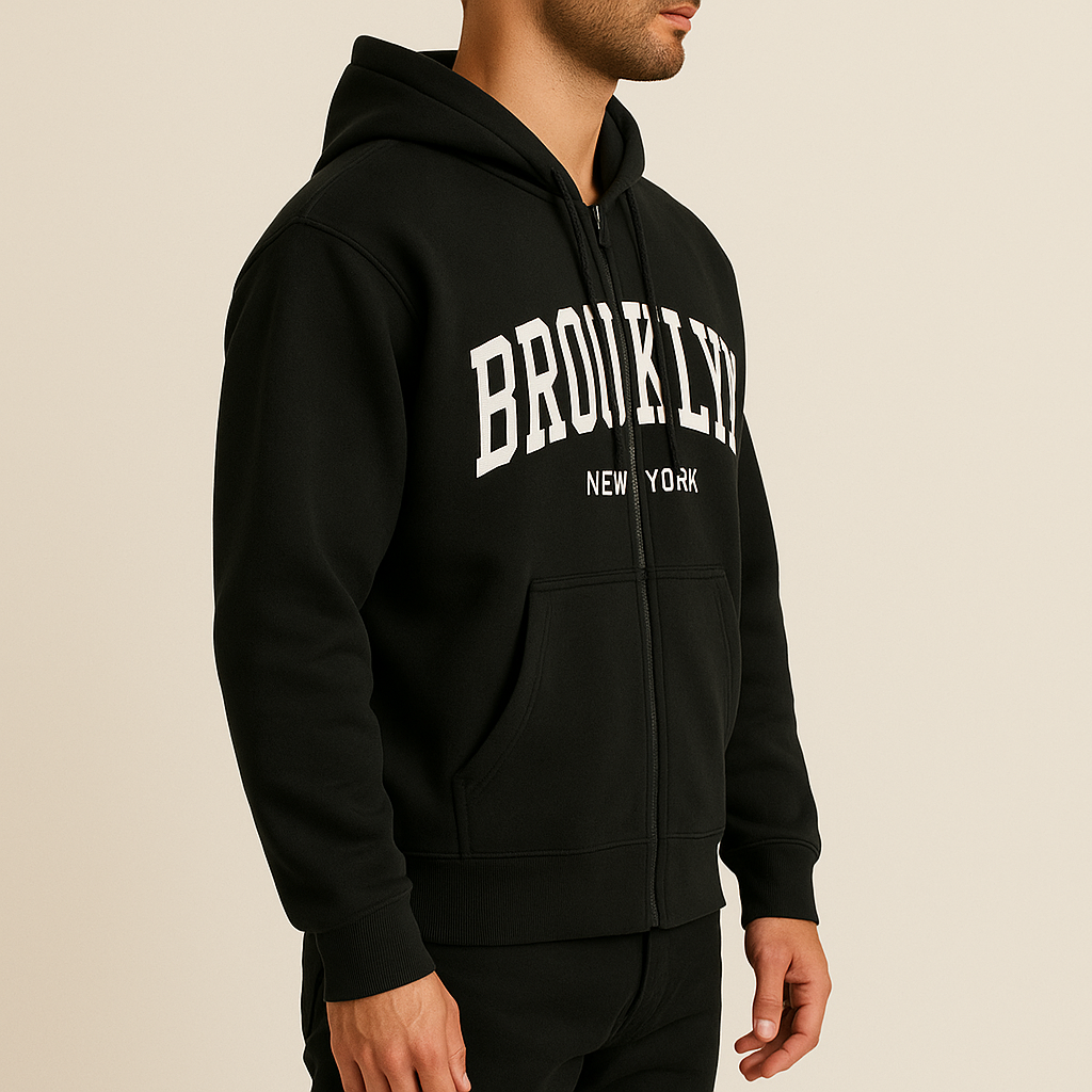 Brooklyn Heritage Zip-Up Hoodie