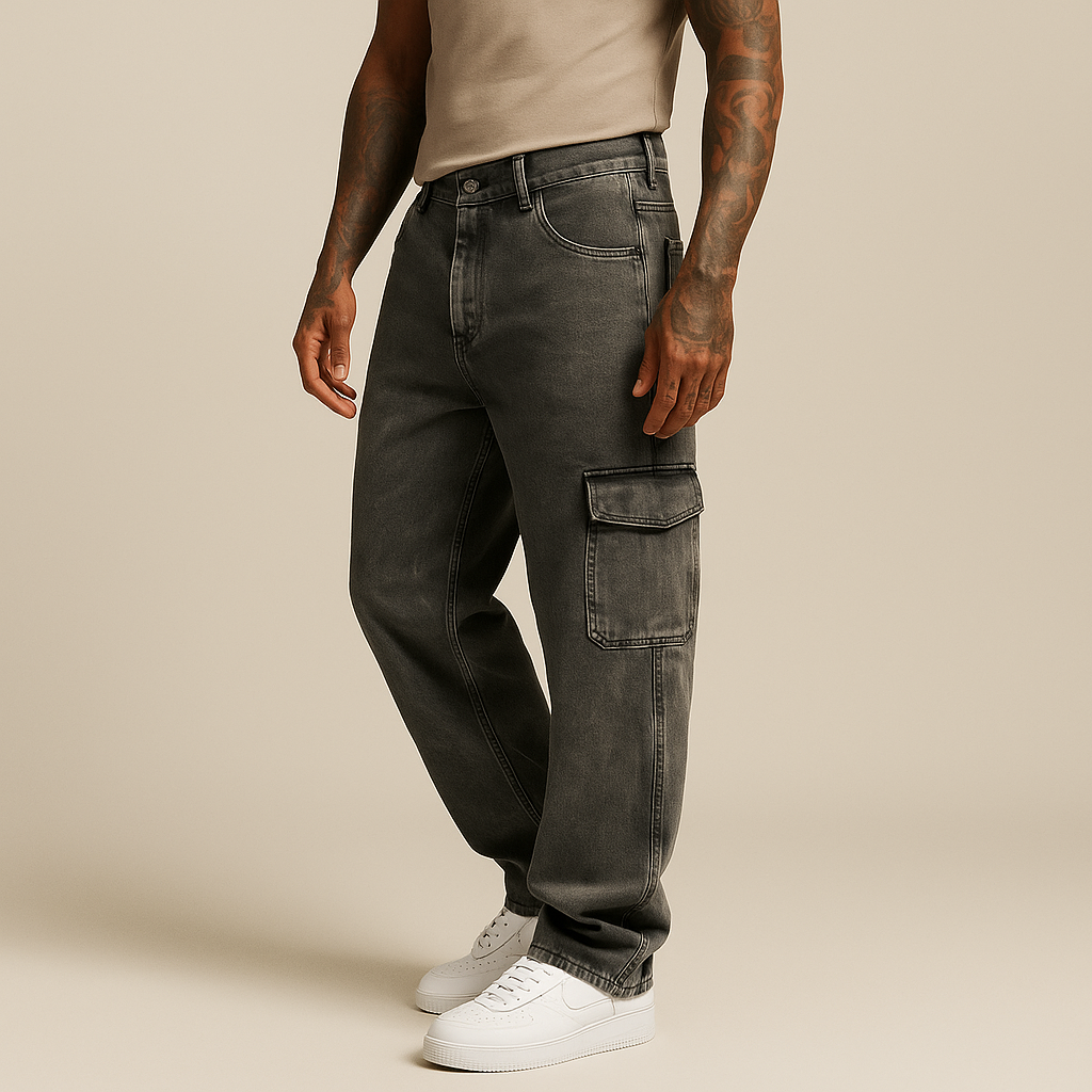 Overdyed Utility Baggy Cargo Pants