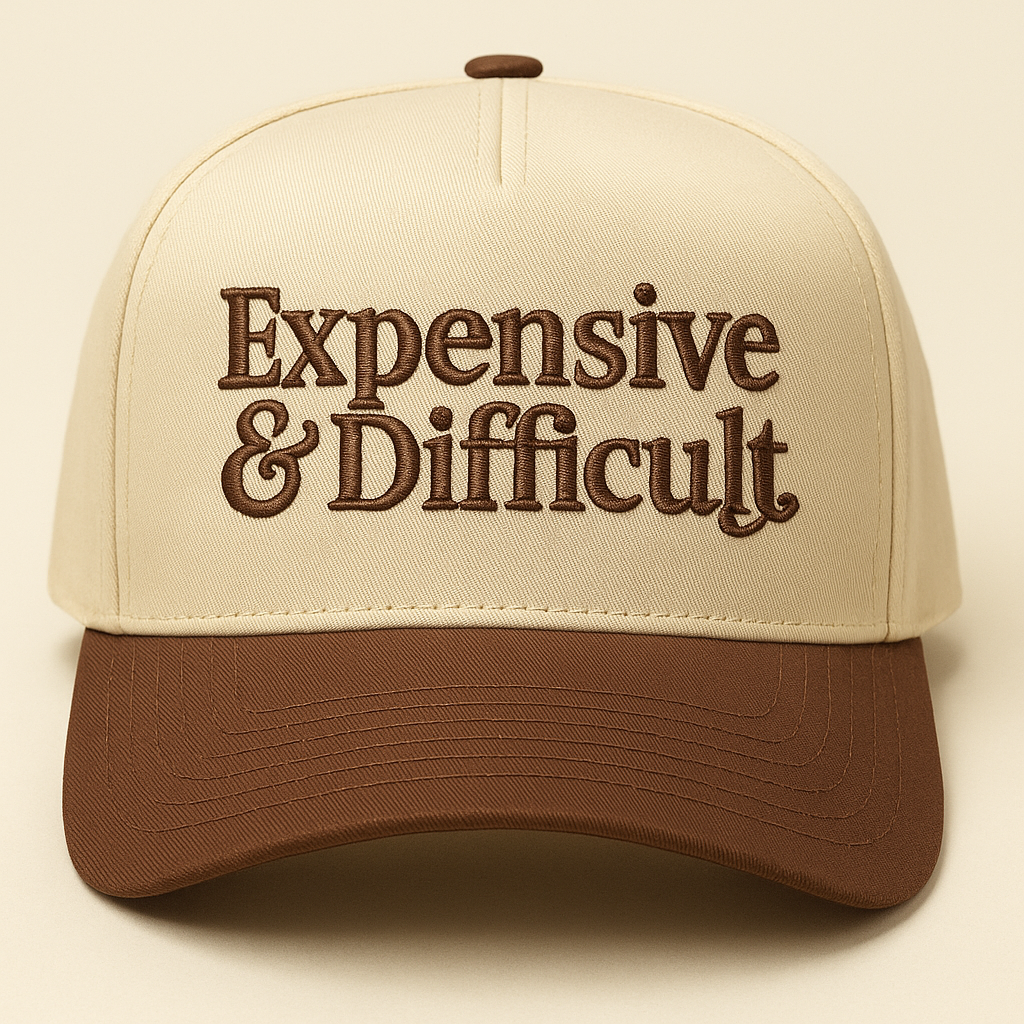 Expensive & Difficult Embroidered Hat
