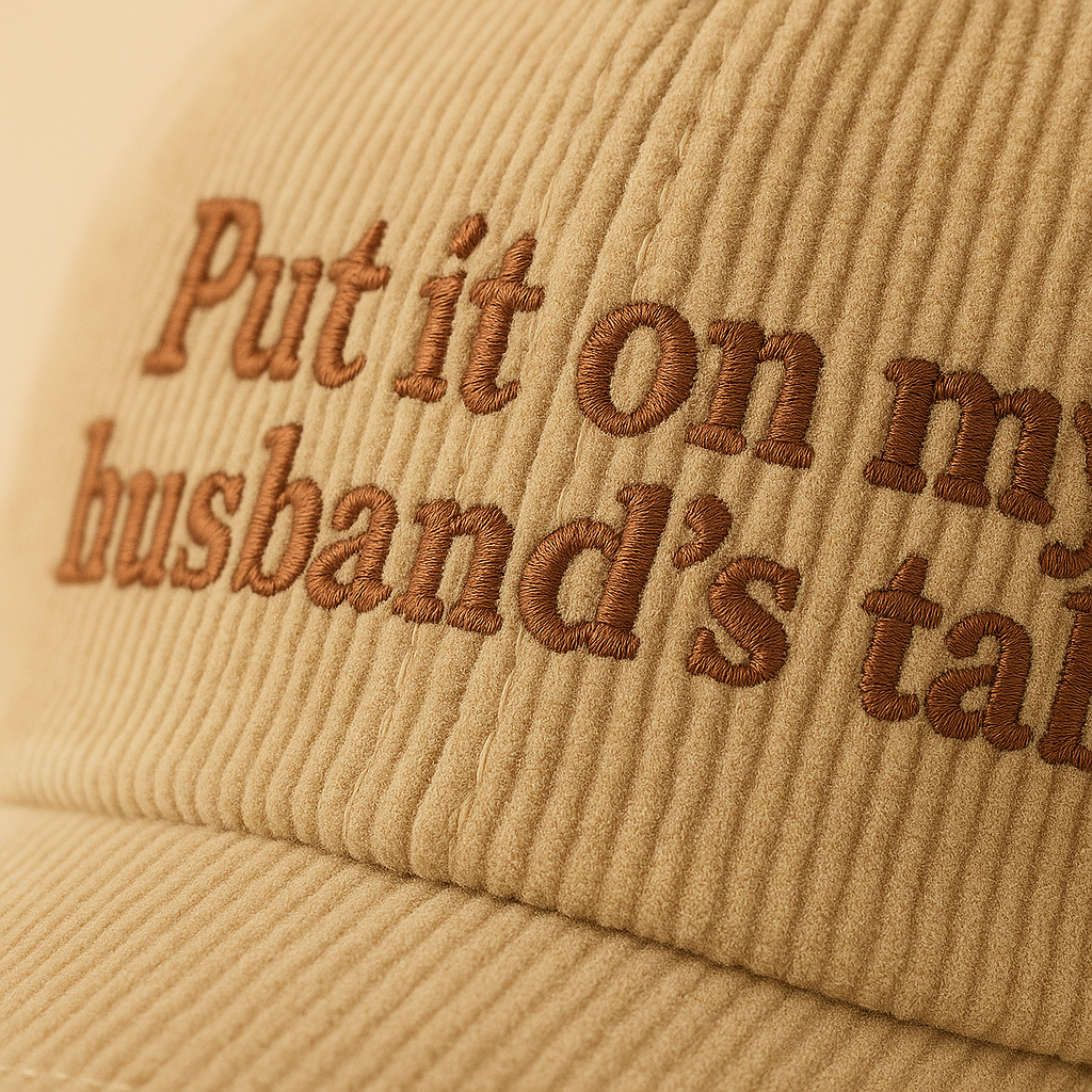 Witty Corduroy Hat for Women