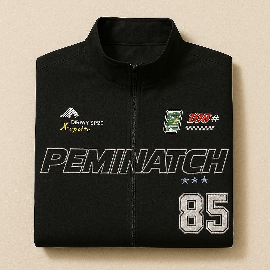 Black Motorsport Street Jacket