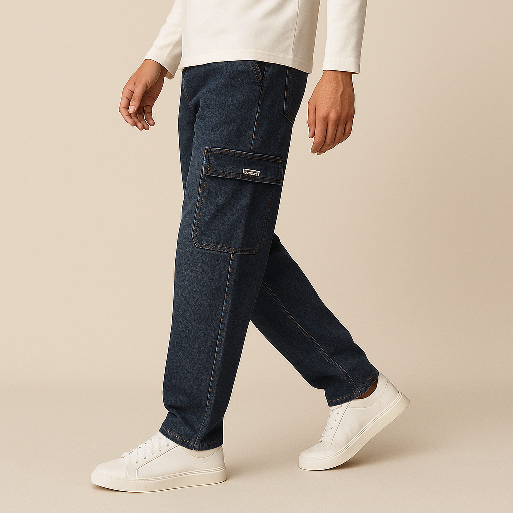 Men’s Premium Cargo Denim Jean
