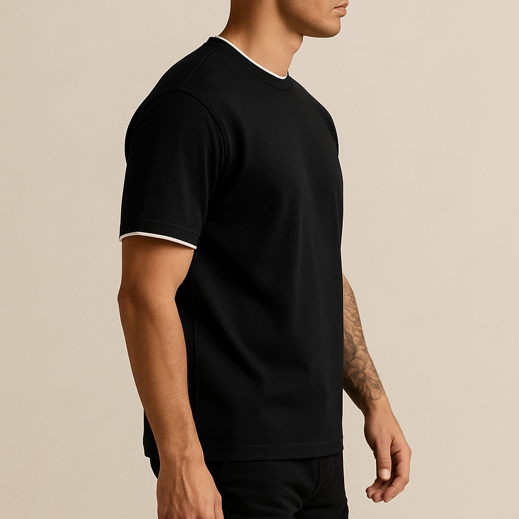 Luxury Black Essential Tee