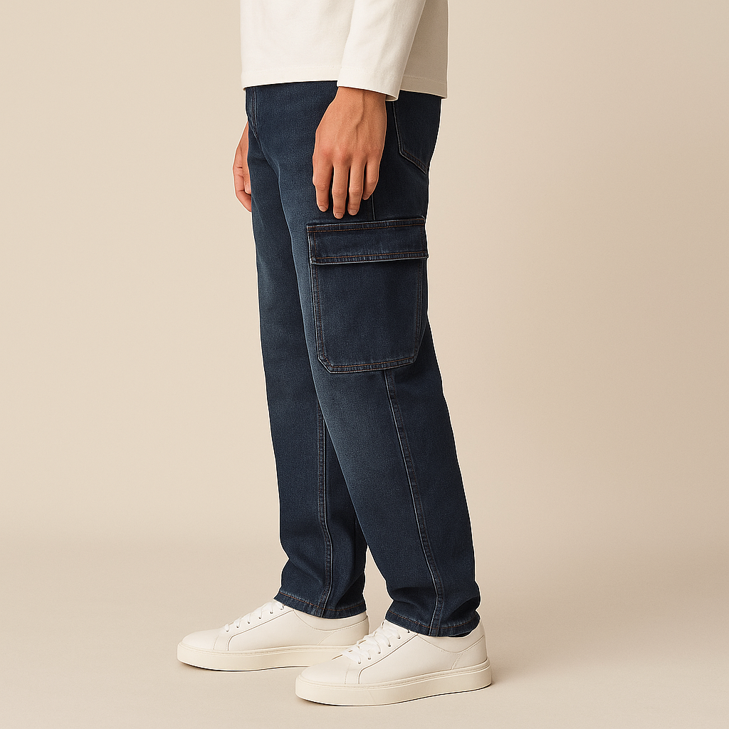 Men’s Premium Cargo Denim Jean
