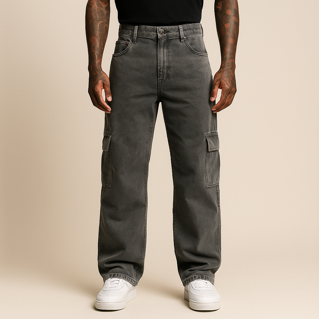 Overdyed Utility Baggy Cargo Pants