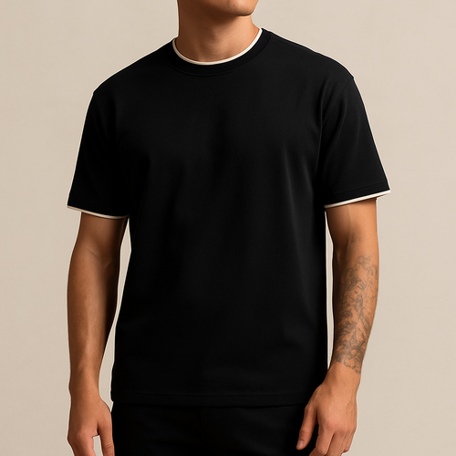 Luxury Black Essential Tee