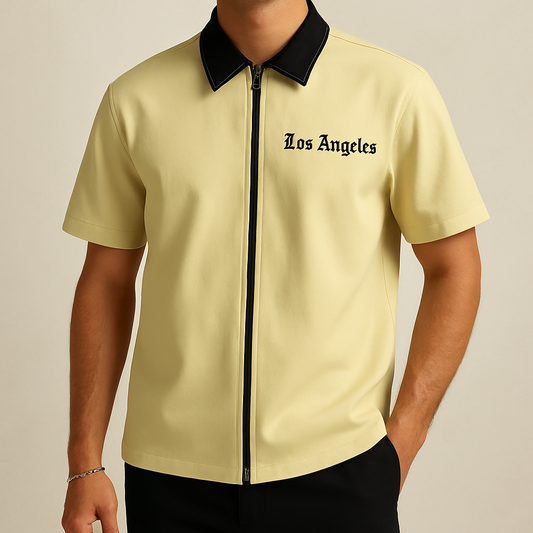 Urban Luxe Letter-Zip Men’s Shirt