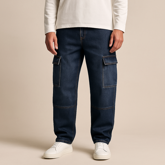 Men’s Premium Cargo Denim Jean