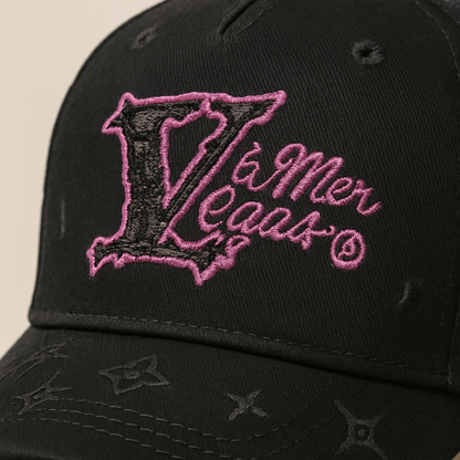 Murakami LV Black Snapback