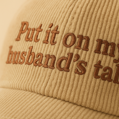 Witty Corduroy Hat for Women