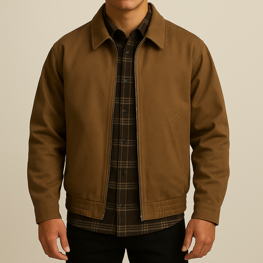 Premium Brown Bomber Jacket