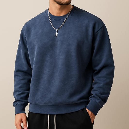 Men’s Premium Luxe Crew-Neck Sweatshirt