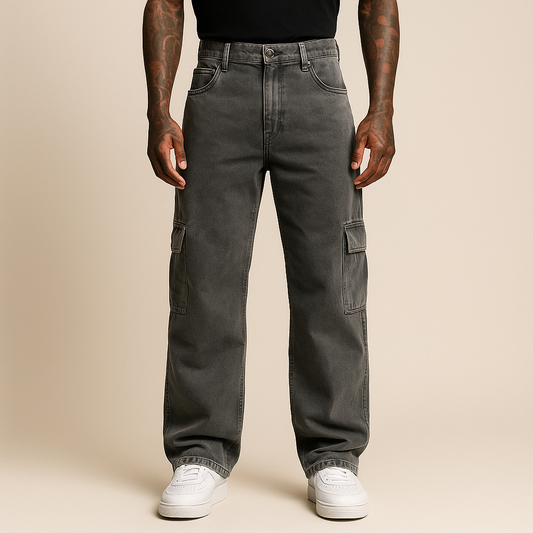 Overdyed Utility Baggy Cargo Pants