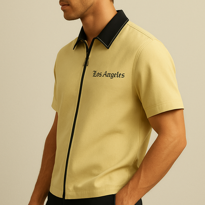 Urban Luxe Letter-Zip Men’s Shirt